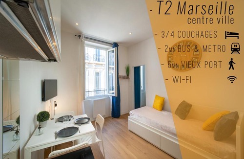 Palais de justice Apartment | Appartement au cœur de Marseille Vieux Port