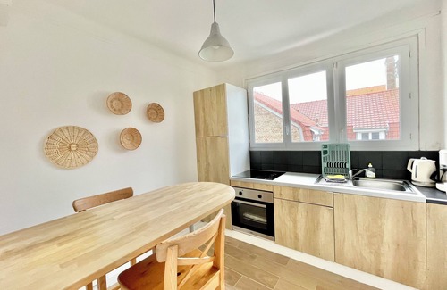 Berck-sur-Mer Apartment | Appartement Lumineux - Balcon - Plage à 1 Minute à Pieds