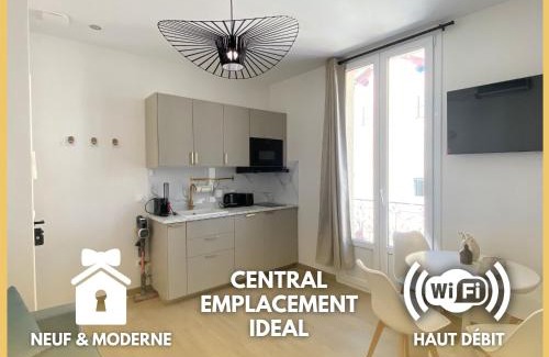 Cap d'Ail Apartment | Appartement moderne climatisé Monaco vue Mer