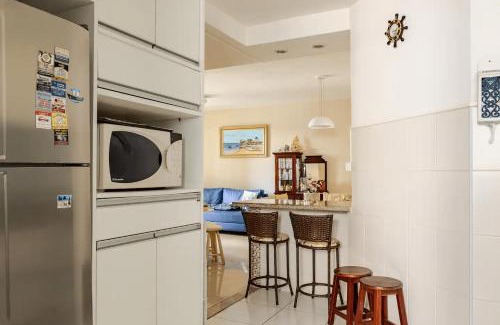Vila Alzira Apartment | Apto - prédio de frente para praia - Astúrias - Guarujá - 2 vagas garagem - WI-FI e Ar Condicionado