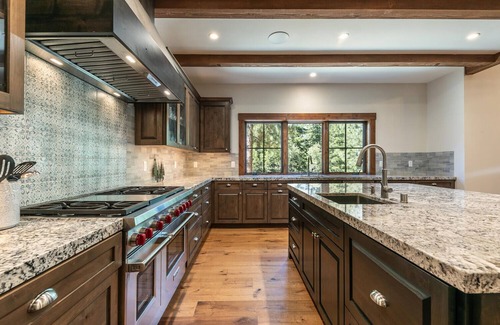 Comstock Acres House | Arcadia Manor by Tahoe Getaways - Newly Built West Shore - 5 BR w Wet Bar, EV Charger & A/C
