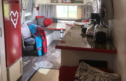 Hico House | Archie the Airstream in the New River Gorge National Park beside local Brewery