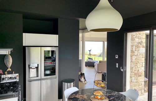 Louannec House | Architect house, magnificent view of the harbor and the islands of Perros Guirec