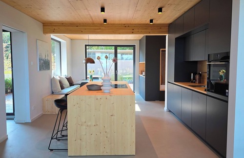Schilksee House | Architect's house "Sturmvogel" in Kiel-Schilksee, direct beach location with sea view