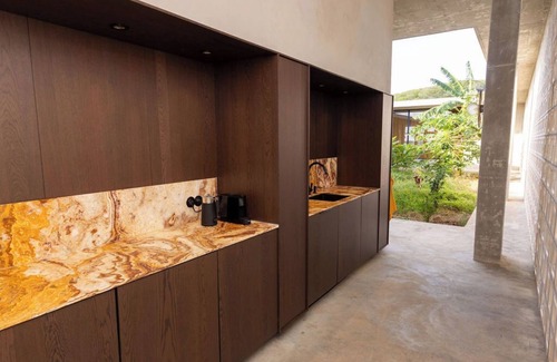 Lagun Villa | Artistic full off grid oceanfront Villa with tropical garden and luxury kitchen.
