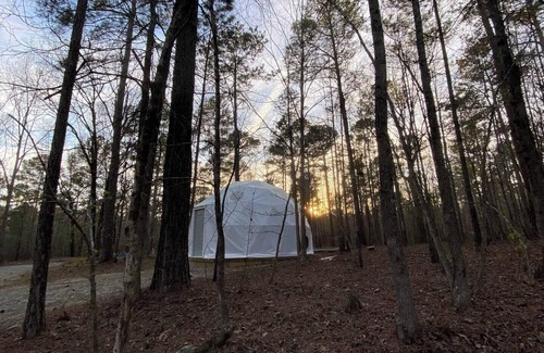 Lake Oconee RV Rental | Artistic retreat dome with piano near Lake Oconee