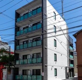 Sumida Apartment | Asakusa Sky Stay Tiffany blue Room