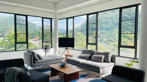 Mu Si Apartment | ATATvilla Khaoyai with mountain rooftop view for party and BBQ