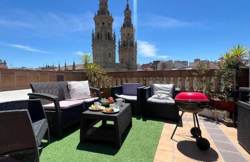 Logrono Historic Centre Apartment | ATICO Catedral Barbacoa y Aire sin ascensor By Apartamentos Logrono