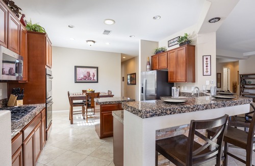 Bermuda Dunes House | Atlantis Of The Desert - 3 Bed + Den or 4th 2 Bath - Resort Pool ~ Swim-Up Bar!