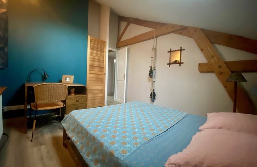 Lyon City Centre House | Attic room in a beautiful house on the edge of the saône, south of the city