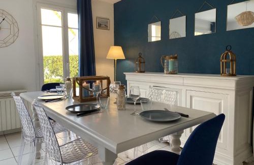 Berck-sur-Mer House | Au paradis bleu maison 6 couchages ok chiens jardin