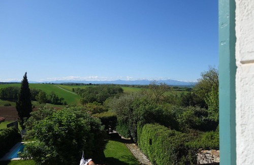 Pech-Luna House | AUDE - Village house with swimming pool. Beautiful view of the Pyrenees.