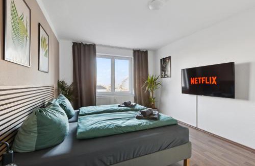 Merseburg Apartment | Aura - Nulandt#1 - 2 Zimmer, 4 Betten, Küche, Balkon, Waschmaschine