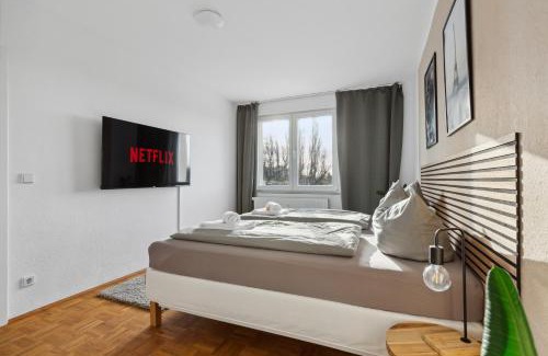 Merseburg Apartment | Aura - Oase#1 - 2 Zimmer, 4 Betten, Küche, Balkon, Waschmaschine