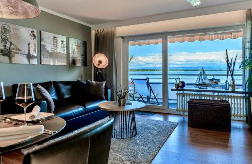 Friedrichshafen Apartment | Auszeit Apartment LAKESIDE mit Privatstrand