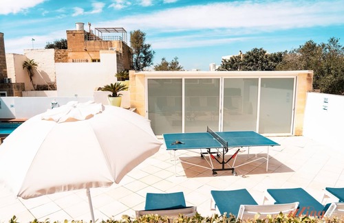 Xaghra Villa | Authentic Country Home w Incredible Pitch Pool