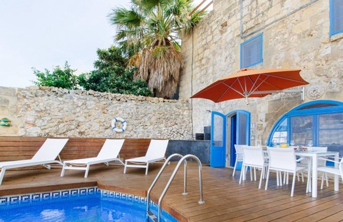 Xaghra Villa | Authentic Country Home w Incredible Pitch Pool