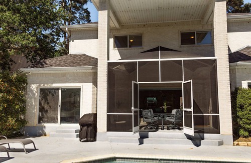 Walden on Lake Conroe House | Available Aug! Stay at BlueWalden waterfront, 5 ensuite bedrooms, pool/spa, dock
