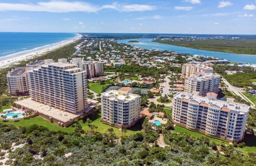 New Smyrna Beach Condo | Available Jan-Feb. Minorca Andros-Corner Unit-2 balconies-2610 ft- 3/3 plus Den