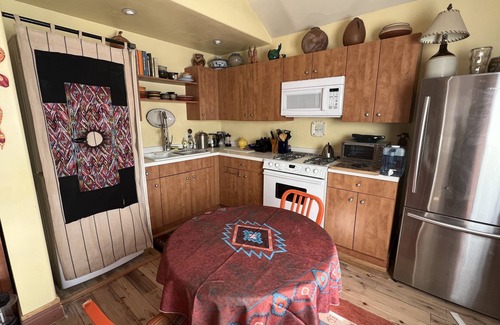 El Rito House | Awe inspiring views overlooking the Chama river valley, iconic Pedernal. Cozy.
