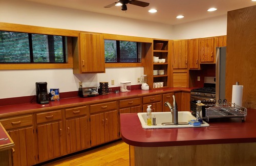 High Point House | Awesome Lake House with Natural Beach, Huge Dock, and Sunset Views. Sleeps 9