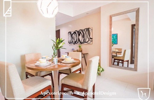 Lahug Apartment | Ayala Airy Bright Apartment 3-Room Upscale Quality Best for Groups & Families