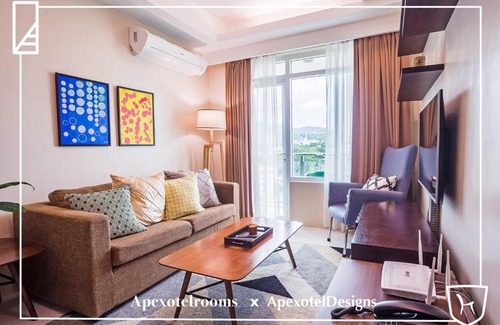 Lahug Apartment | Ayala Airy Bright Apartment 3-Room Upscale Quality Best for Groups & Families