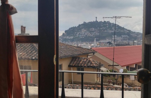 Quito Historic Center Apartment | Balcony Apartment Overlooking Spanish Colonial Quito
