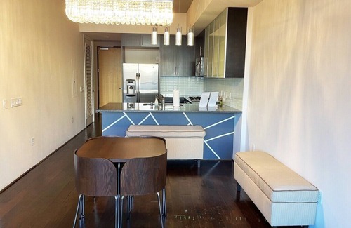 Downtown Las Vegas Condo | Balcony Luxury High Rise Downtown Fremont Casinos