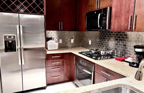 Downtown Las Vegas Condo | Balcony Luxury High Rise Downtown Fremont Casinos