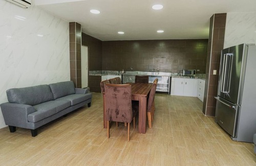 Cojimies Apartment | Balcony Room w/outdoor pool and shared kitchenn