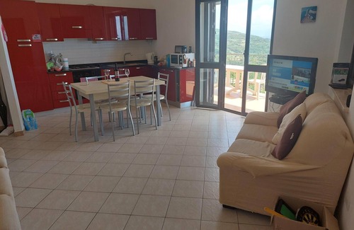Joppolo Apartment | Balcony - SeaViews - Sleeps 8 - Authentic Italy