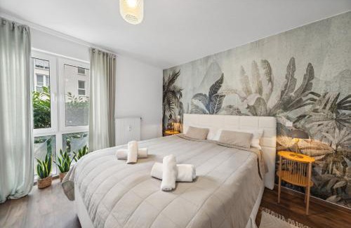 Magdeburg Apartment | Barrierefrei - Privatparkplatz - zentral im Grünen