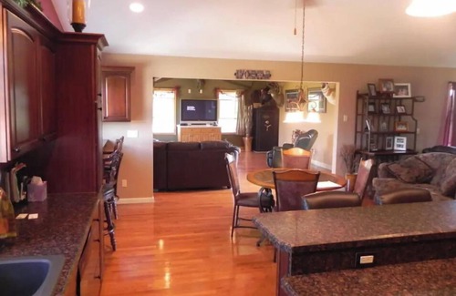 Grass Lake Apartment | Basement Bedroom Suite in the country with Hot Tub