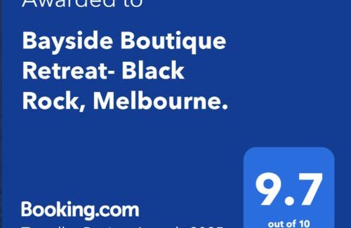 Black Rock Bed & Breakfast | Bayside Boutique Retreat- Black Rock, Melbourne.