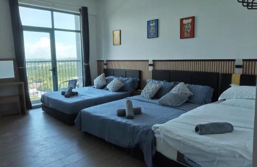 Likas Apartment | Baysuites Likas 9pax City Views L 21 near kk town