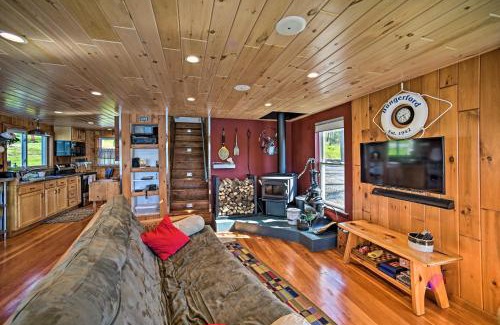 Milford House | BBQ Ready Lakeside Milford Home with Paddleboat