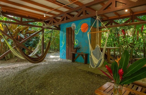 Chiguata House | Beachfront Treehouse in Punta Uva - Bedroom w AC