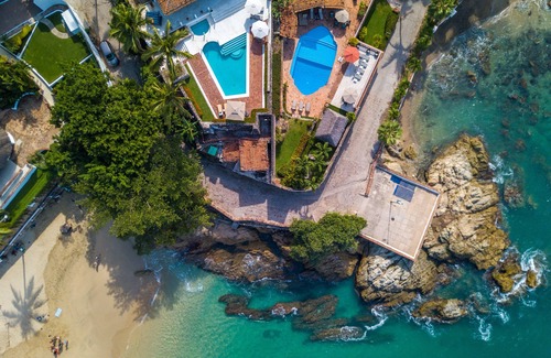 Puerto Vallarta Villa | Beach Front House , 5 minutes to down town,private pool ,staff , come to enjoy!