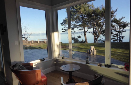 Comox House | Beach Front Paradise! Views out every window.