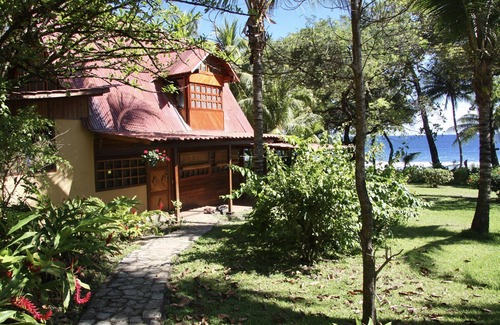 Montezuma House | Beach Front property , with pool. short walking distance from town, lush gardens