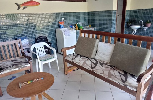 Marbela House | Beach house with swimming pool, sea view, backyard and barbecue area