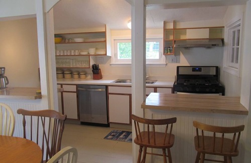 Rye House | Beach view home at Jenness Beach yet on quiet road- perfect for family getaways!