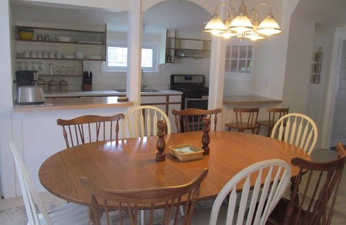 Rye House | Beach view home at Jenness Beach yet on quiet road- perfect for family getaways!
