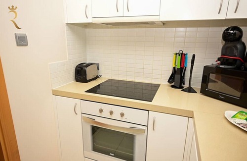 Al Raha Beach Apartment | Beachfront Beauty: 1BR Retreat for Your Getaway