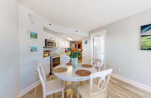 Wrightsville Beach Condo | Beachfront condo with on-site pool, ocean view, & private balcony