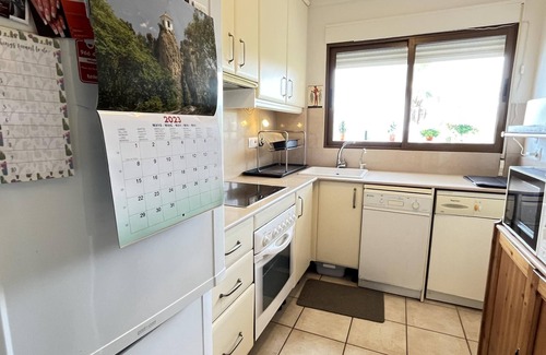 Denia Apartment | Beachfront flat for 6 people with swimming pool and parking