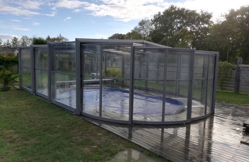 Lantic House | Beachfront house, heated pool, spa and sauna, 5 min from the beaches, 8 people