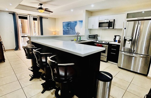 Barrio Los Villalobos Condo | Beachfront Luxury Condo with Direct Access to the Beach, 3 BR, 2 Baths, Balcony!